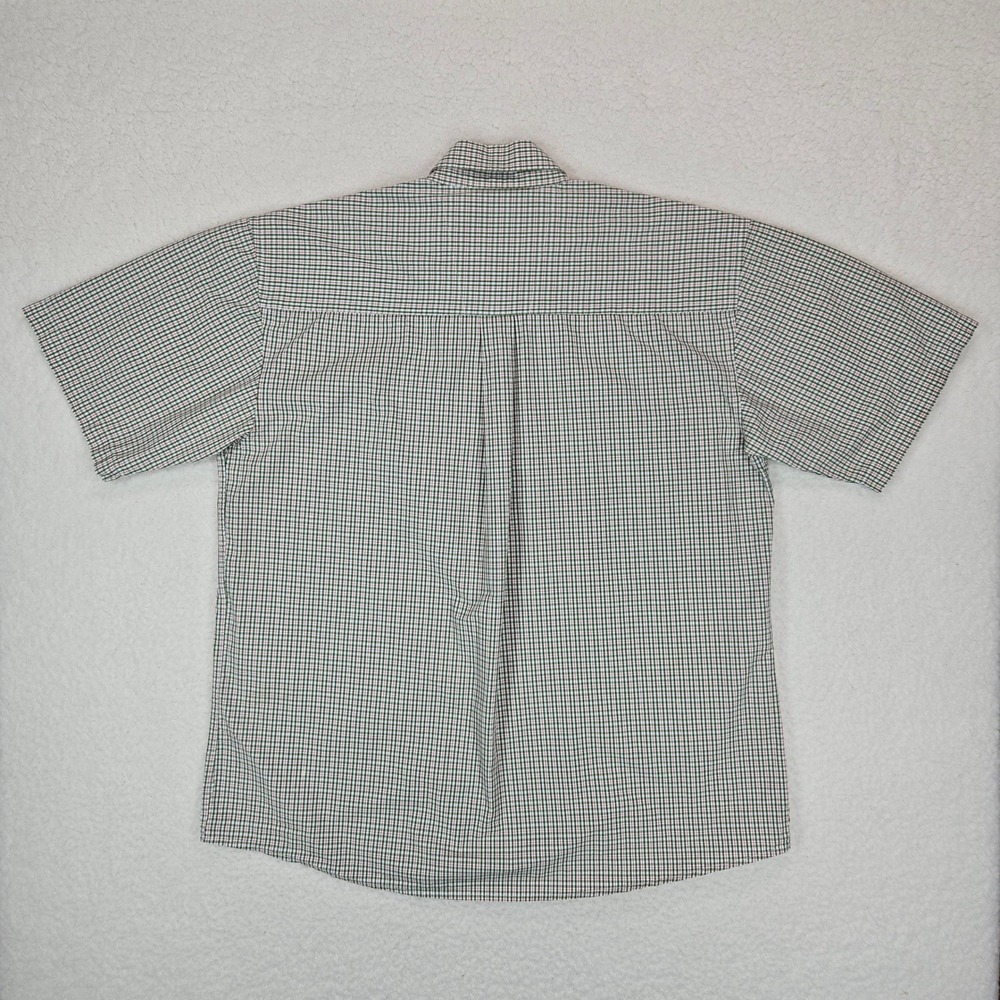 Wrangler George Strait Plaid Button Down Shirt Men XL Green Western Pearl Snap - Picture 3 of 10